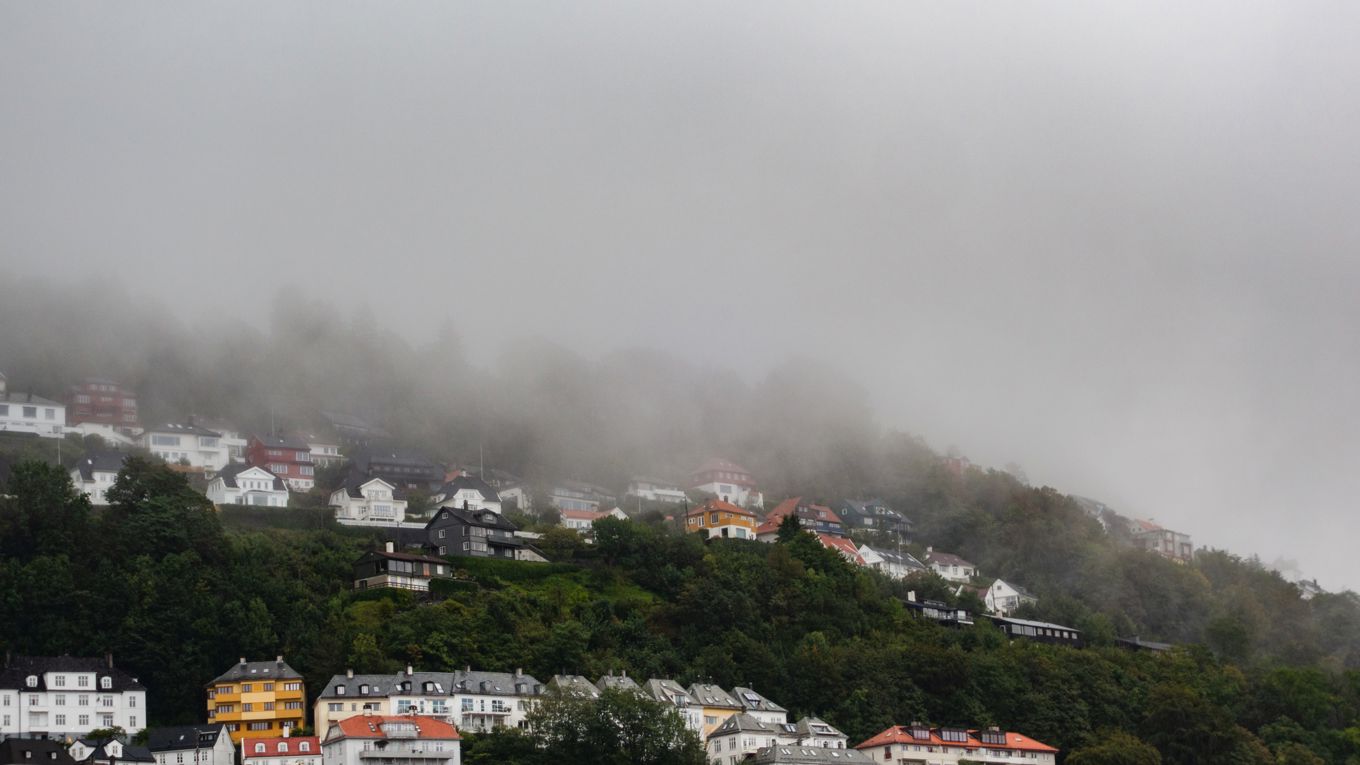 Boliger i et norsk tettsted