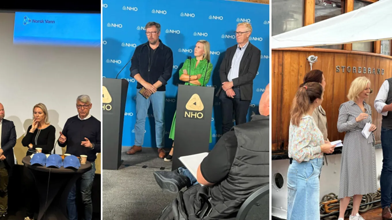 Tre bilder fra Arendalsuka 2025