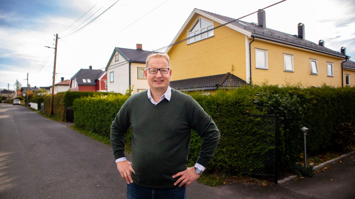 Carsten Pihl i et boligfelt